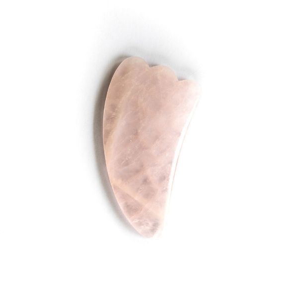 YÙ Gua Sha Beauty Stone Rosenquarz Immagine di YÙ Gua Sha Beauty Stone Rosenquarz