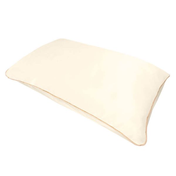 Holistic Silk Seiden-Kissenbezug Cream Image of Holistic Silk Seiden-Kissenbezug Cream