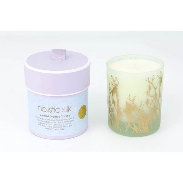 Holistic Silk Deeply Relaxing Scented Candle Image of Holistic Silk Deeply Relaxing Scented Candle