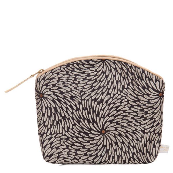 Holistic Silk Make-up Bag Black Image of Holistic Silk Make-up Bag Black