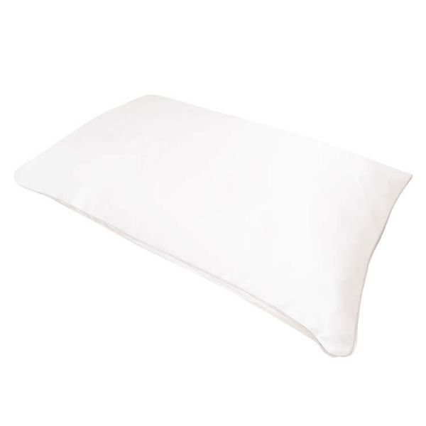 Holistic Silk Seiden-Kissenbezug Weiss Image of Holistic Silk Seiden-Kissenbezug Weiss