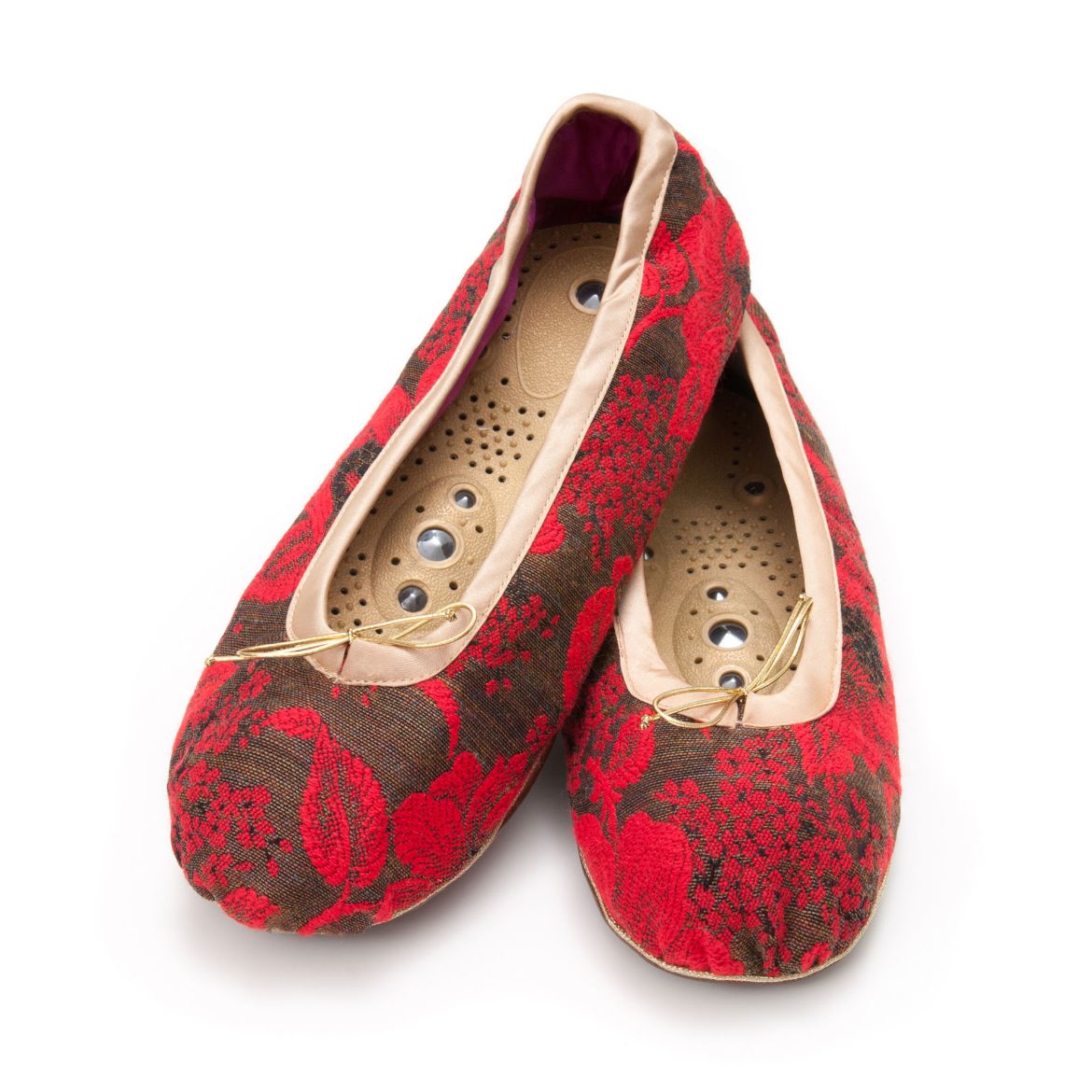 Immagine di Holistic Silk Massaging Slipper Scarlet - SMALL