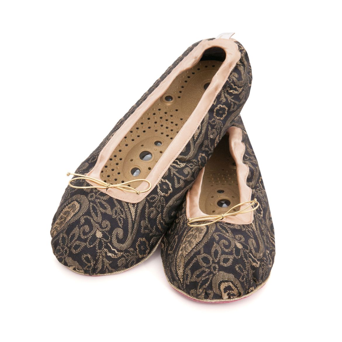 Bild von Holistic Silk Massaging Slipper Black - SMALL