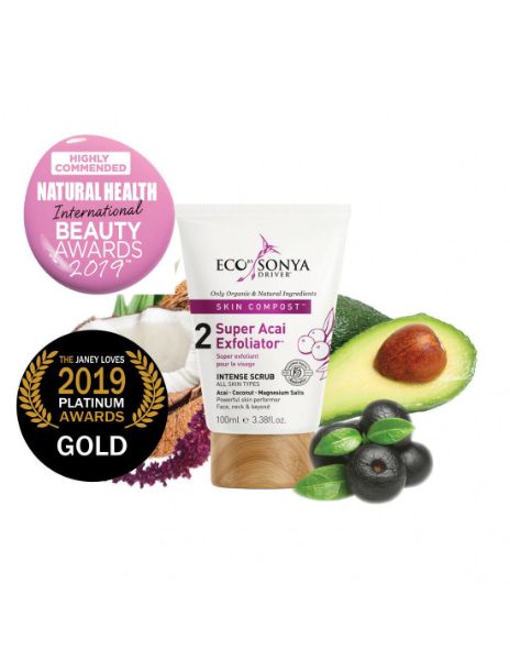 Eco by Sonya Super Acai Exfoliator (100ml) Bild von Eco by Sonya Super Acai Exfoliator (100ml)