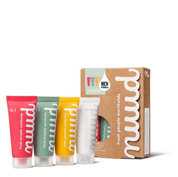 nuud Natural Deodorant Family Pack (4x20ml) Immagine di nuud Natural Deodorant Family Pack (4x20ml)