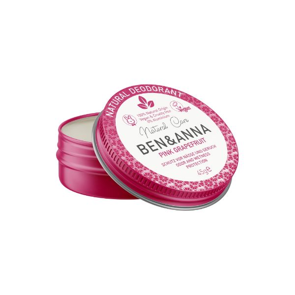 Ben & Anna Pink Grapefruit - Metal Jar (45g) Immagine di Ben & Anna Pink Grapefruit - Metal Jar (45g)