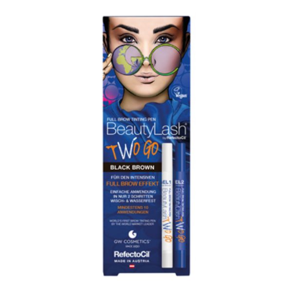 Full Brow Tinting Pen Two go Black Brown Immagine di Full Brow Tinting Pen Two go Black Brown