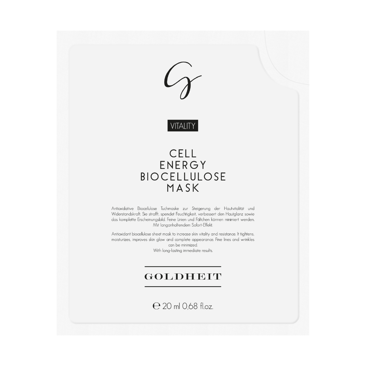 Bild von Goldheit X-Cell Matrix Biocellulose Mask (1 Sachet)